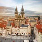 Luftaufnahme von Prag